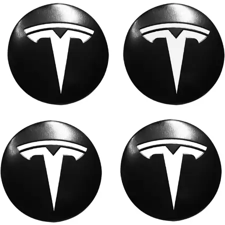 4 Pack Aluminum Waterproof Wheel Cover Center Emblem Sticker