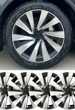KAVANIC 4PCS Hubcaps Fits for Model Y Juniper Hubcaps