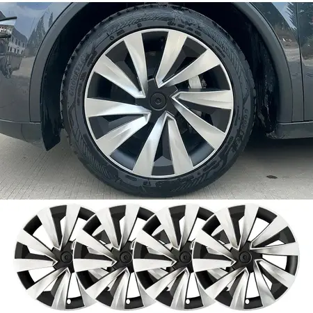 KAVANIC 4PCS Hubcaps Fits for Model Y Juniper Hubcaps