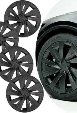 KAVANIC 4Pcs Hubcaps Sport Style Aerodynamic Design Rim Cover